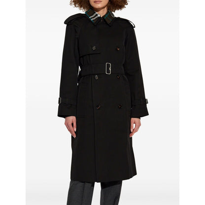 Burberry detachable-collar trench coat