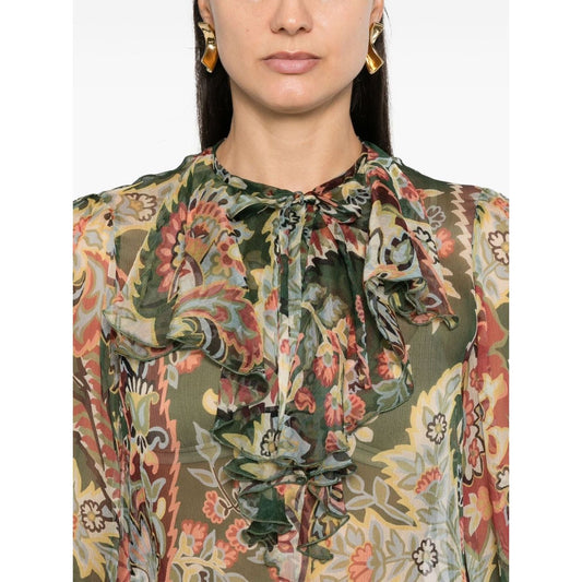 Etro Shirts Green WRIA003299SA1E3X0892
