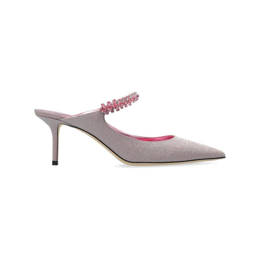 Jimmy Choo Bing Mules with Rhinestones BING65CNQROSE/PINKMIX