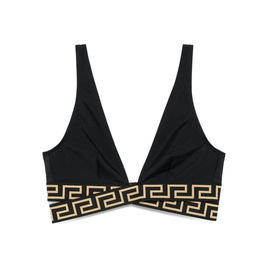 Versace greca print bikini top 10086021A111191B000-P25