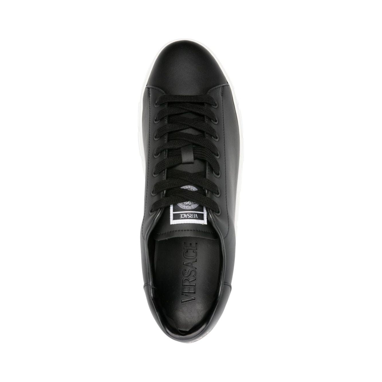 Versace greca faux leather sneakers 10144601A096081B000-P25