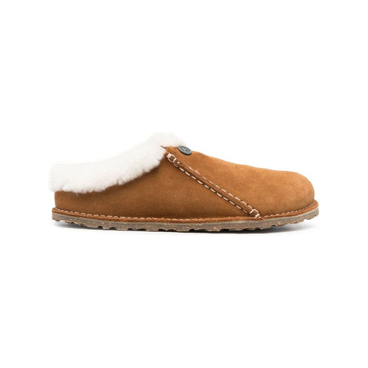 Birkenstock Zermatt suede leather slippers 1023145MINK
