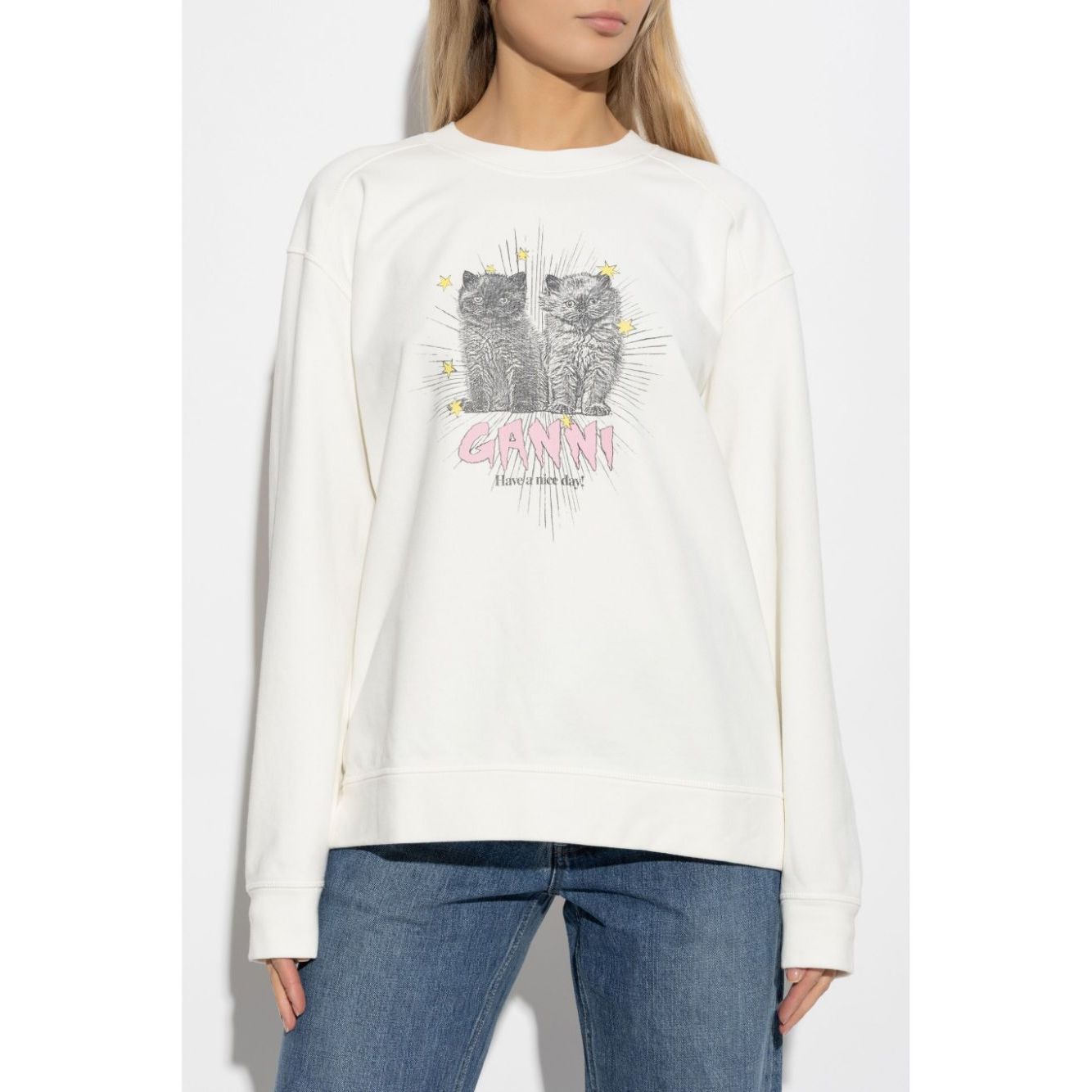 Ganni Kittens Sweatshirt