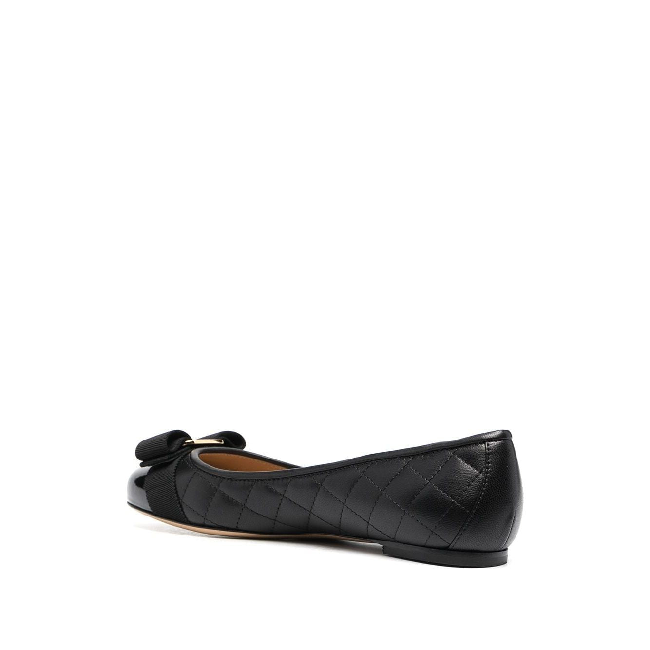 Ferragamo Varina quilted ballerinas