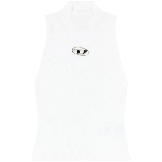 Diesel Ribbed-knit turtleneck top