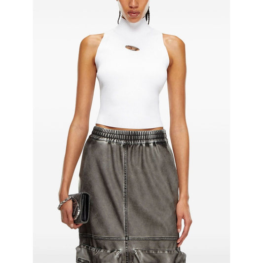 Diesel Ribbed-knit turtleneck top A130200DLAX100-P25