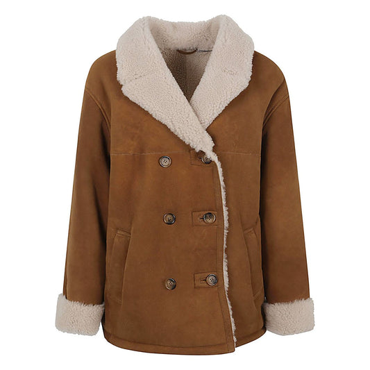 ENES Coats Camel FLORENTINASAHARACAMEL/ECRU-AI24