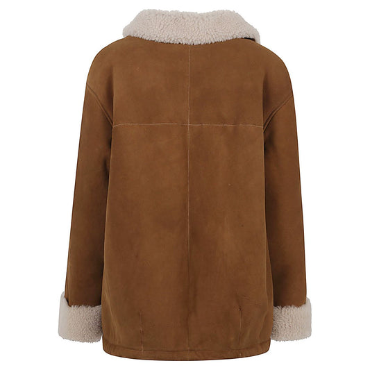 ENES Coats Camel FLORENTINASAHARACAMEL/ECRU-AI24