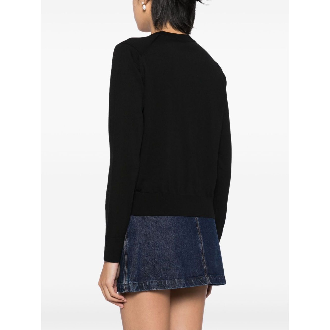Maison Kitsuné Maison Kitsune mid-length knitted cardigan MW00507KT1036P199-P25