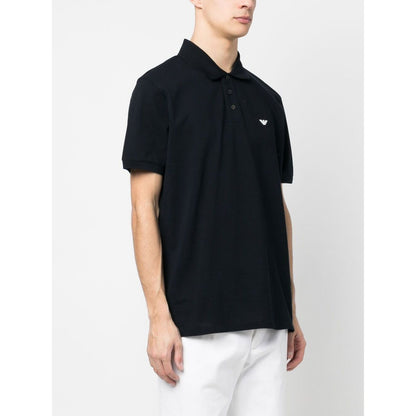 Emporio Armani logo-embroidered polo shirt Topwear