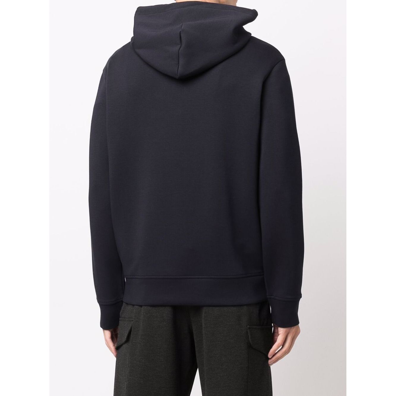 Emporio Armani long-sleeved Logo Patch Hoodie
