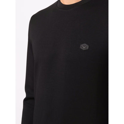 Emporio Armani logo-patch crew-neck Sweatshirt Topwear