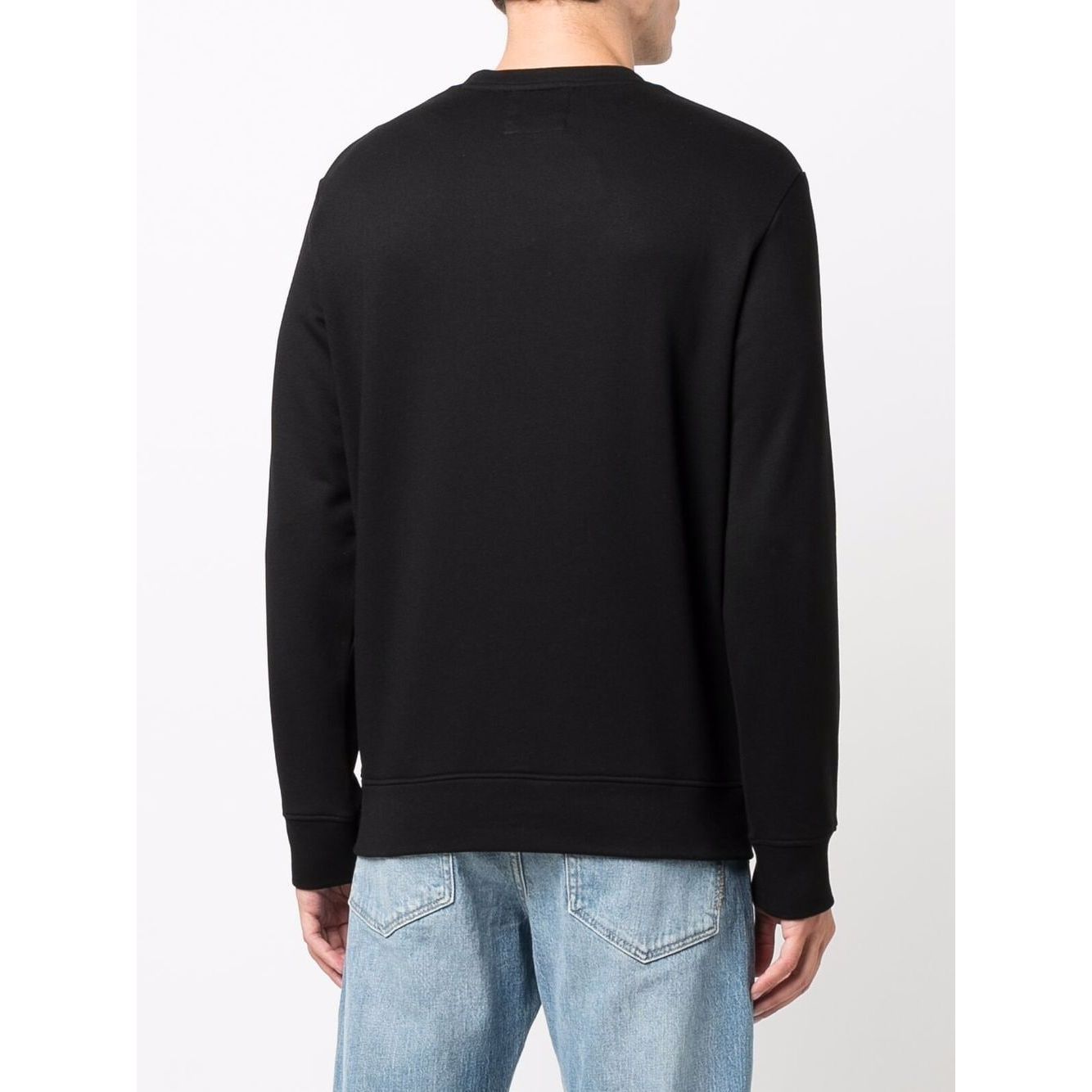 Emporio Armani Modal-blend sweatshirt with logo print