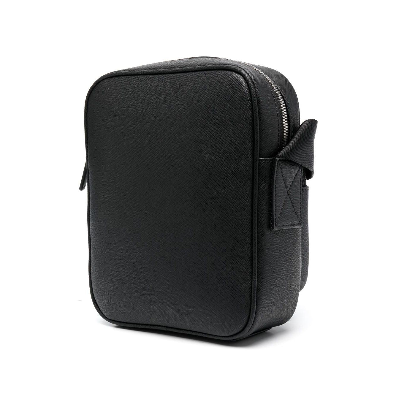 Emporio Armani logo-plaque Leather messenger bag Shoulder