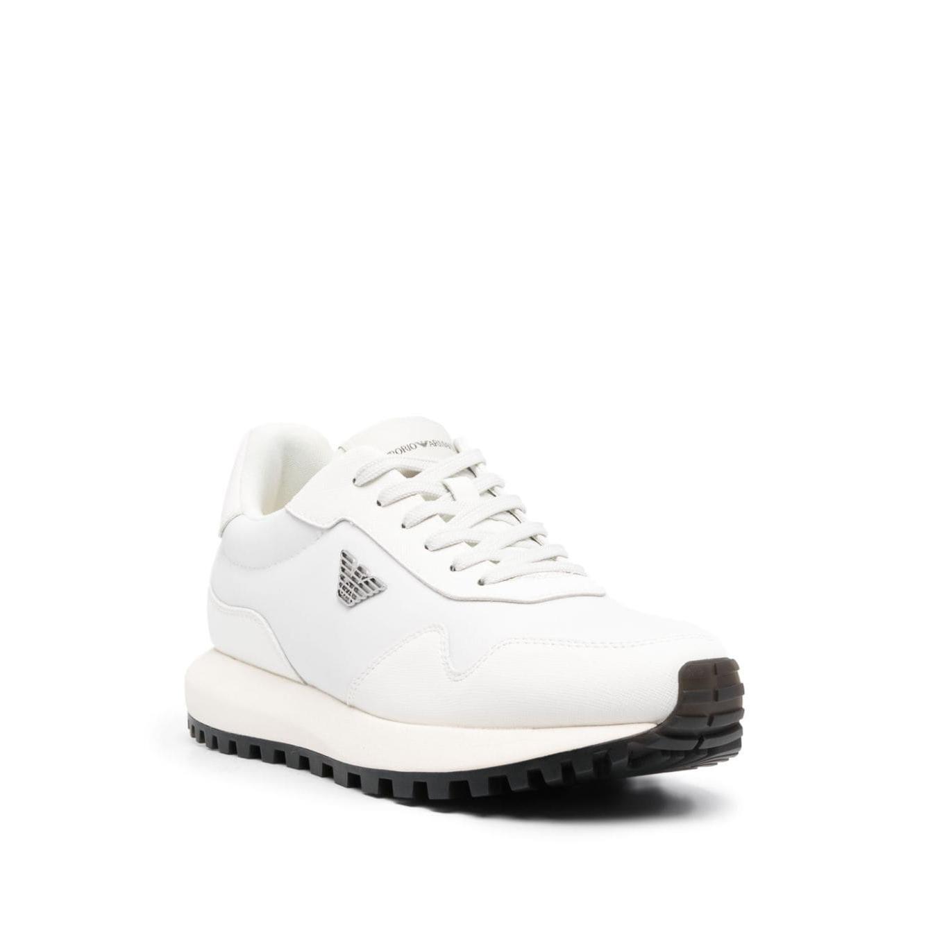 Emporio Armani Sneakers in recycled nylon with details in regenerated saffiano ASV X4X630XN877M801-P25