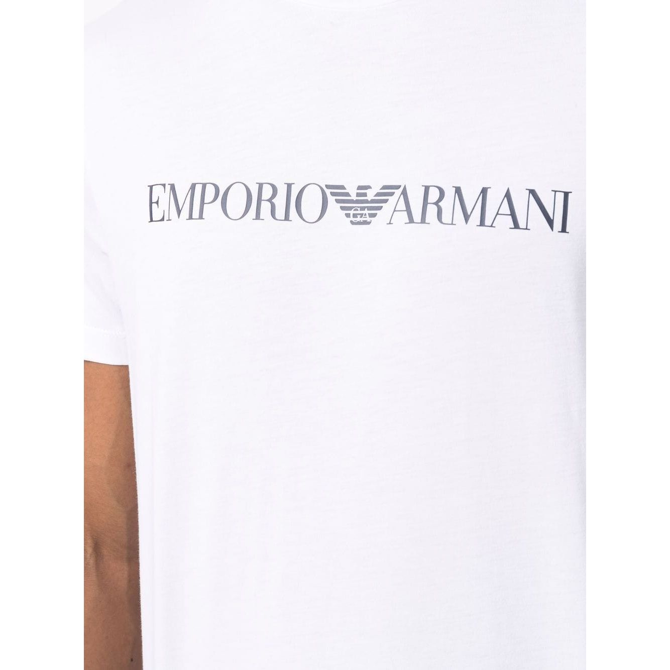 Emporio Armani logo-print cotton T-Shirt