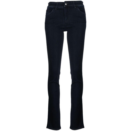 Emporio Armani high-waisted slim-cut Trousers 8N2J182DL2Z0941-P25