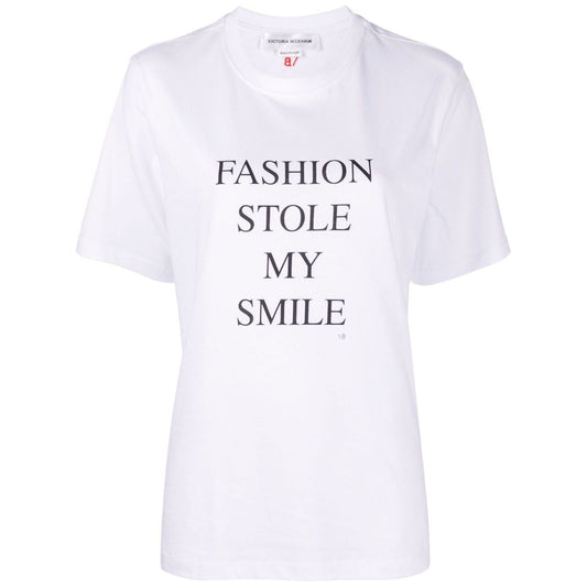 Victoria Beckham T-shirts and Polos White 1322JTS004130AWHITE-P25