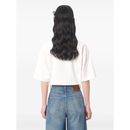 Valentino Cotton T-Shirt With Chez Valentino Print