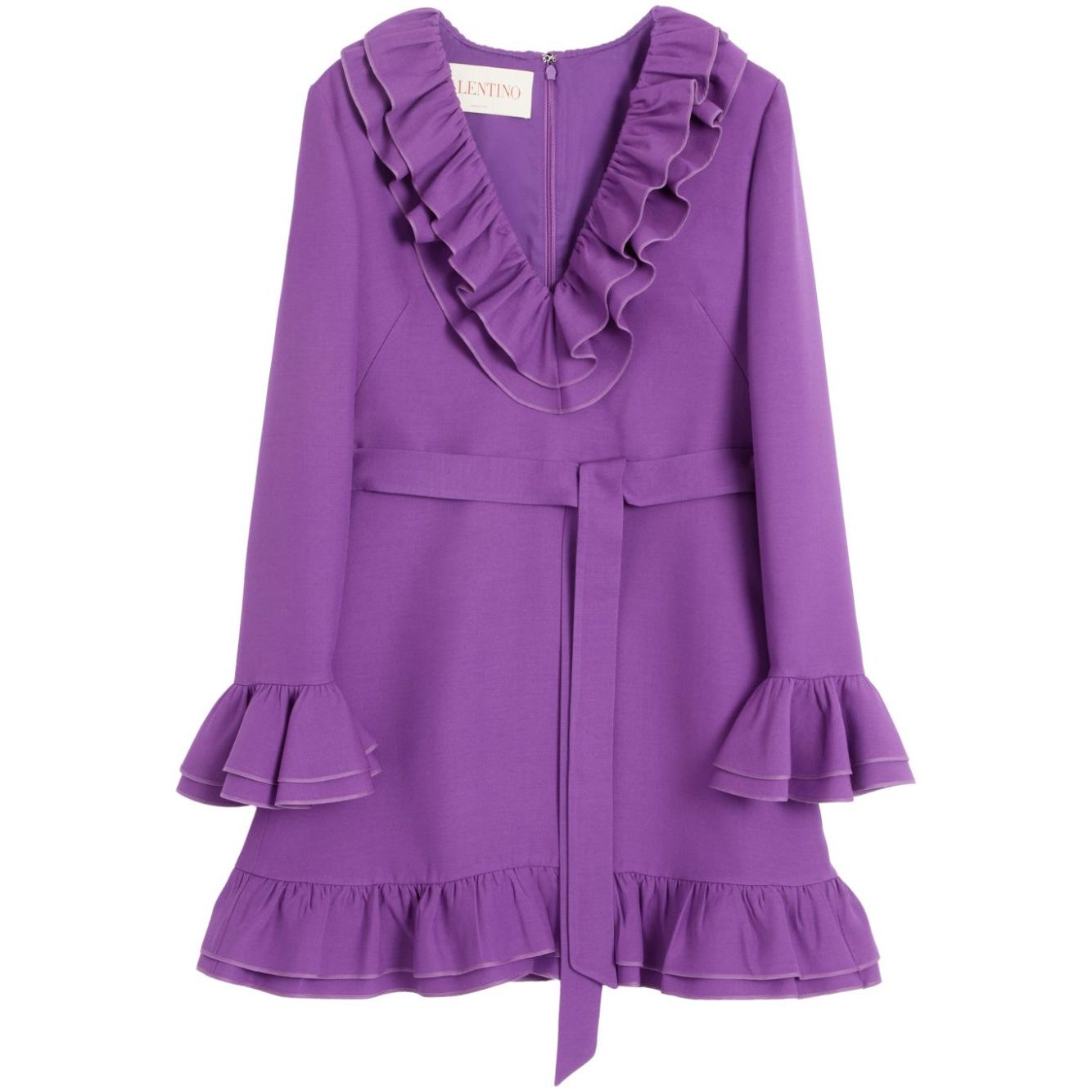 Valentino Crepe couture mini dress