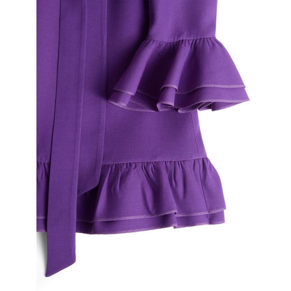 Valentino Crepe couture mini dress