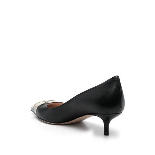 Valentino Garavani Bepointy Patent Leather and Kid Pumps 45mm High Heel