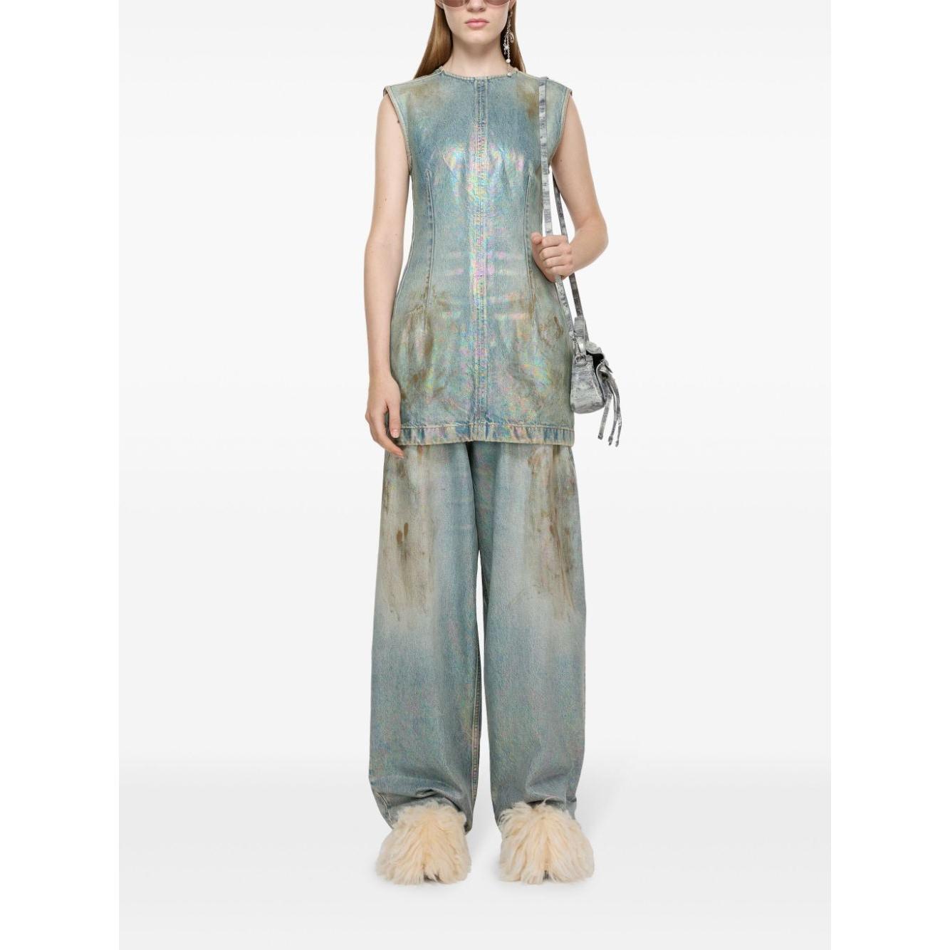Acne Studios coated denim dress A20780AUZ-P25