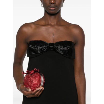 Self-Portrait crepe bandeau mini dress