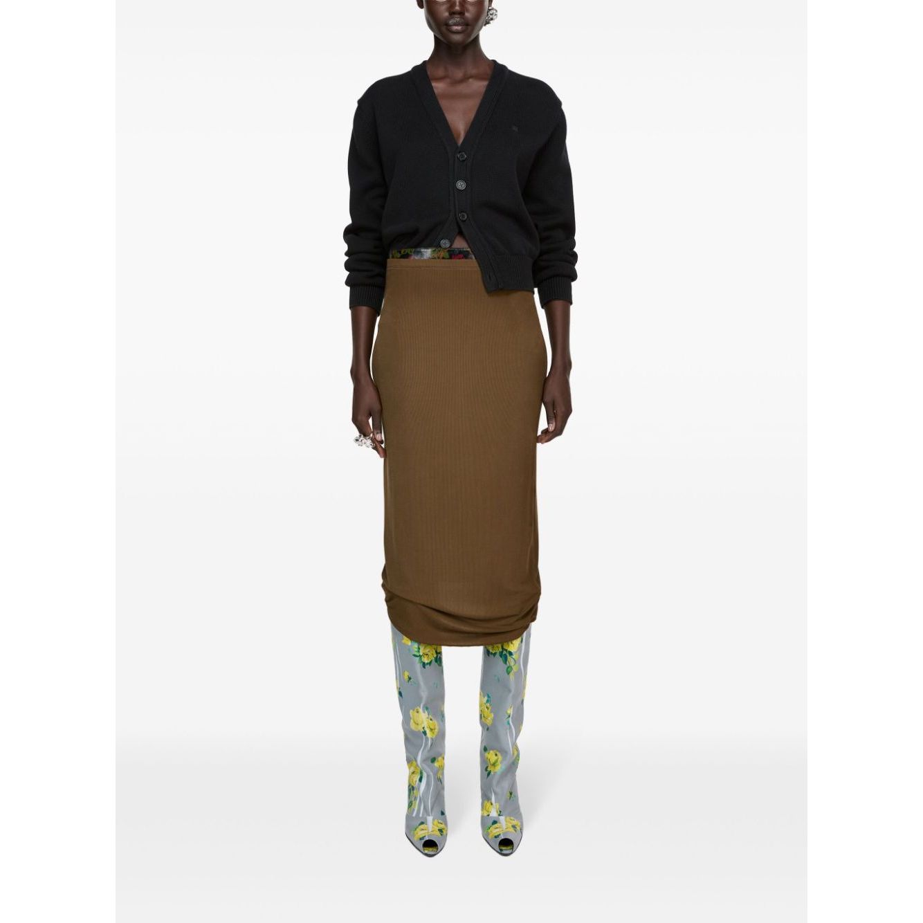 Acne cardigan with appliqué Topwear
