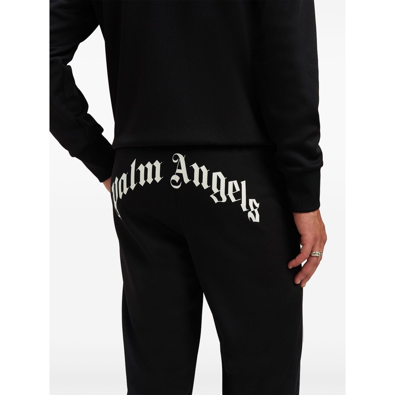 Palm Angels curved logo track pants