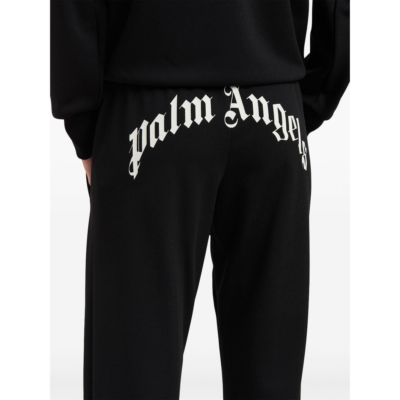 Palm Angels curved logo track pants PWCJ036S25FAB0011003-P25