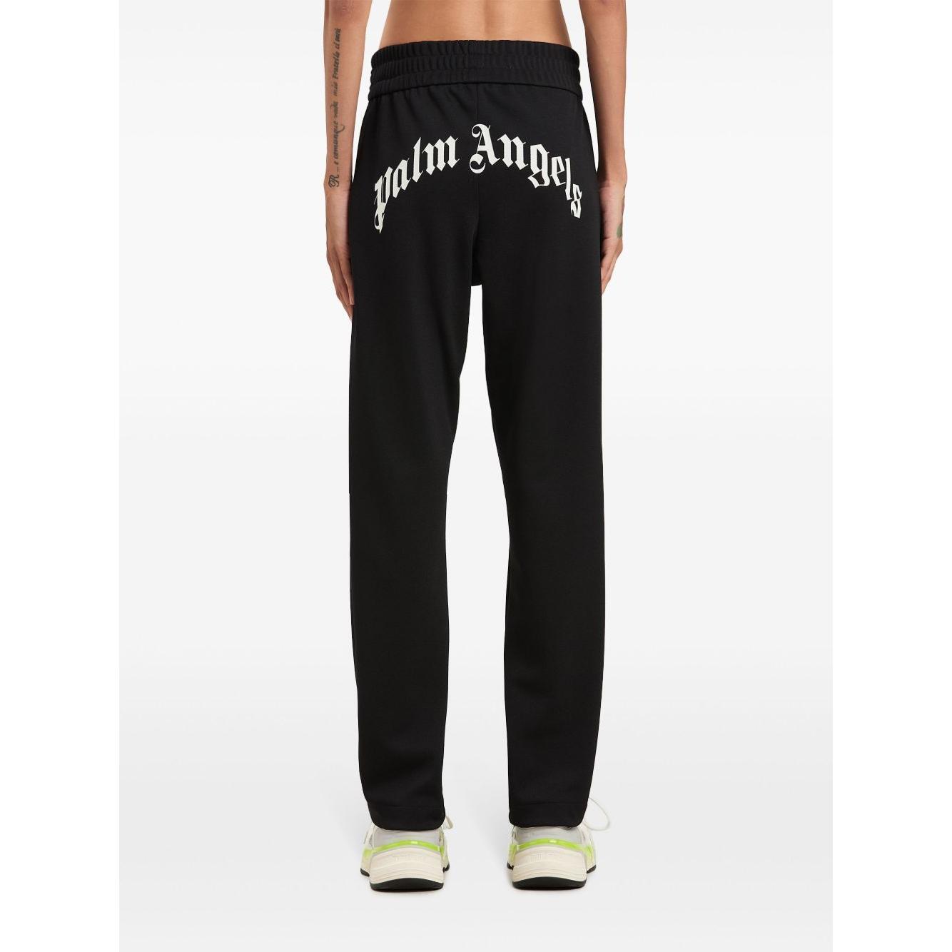 Palm Angels curved logo track pants PWCJ036S25FAB0011003-P25