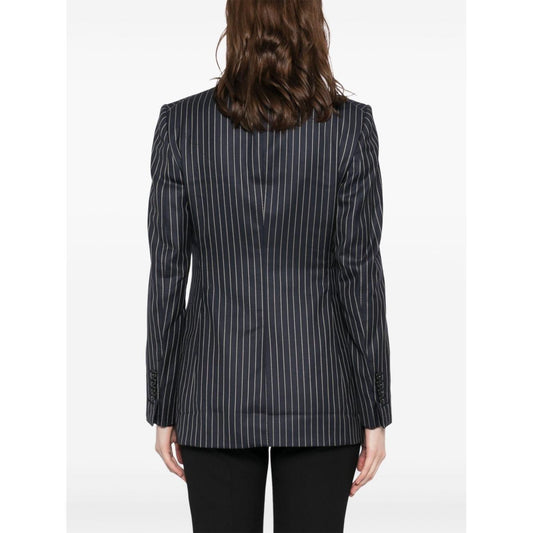 Tom Ford Pinstripe single-breasted blazer GI3005FAX1404ZHBBY-P25