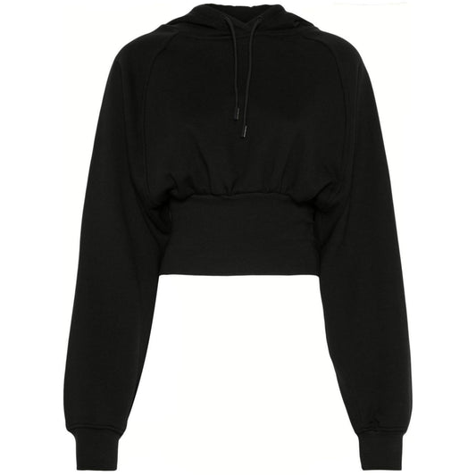 Adidas By Stella McCartney crop hoodie JG1543BLACK-P25