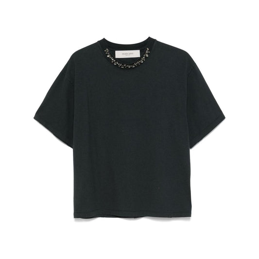 Golden Goose T-shirt with crystals GWP01220P00189790456-P25