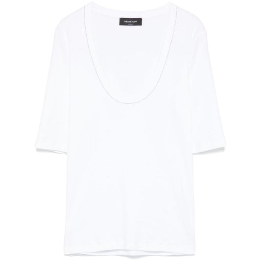 Fabiana Filippi chain detail T-shirt JED265F151L18021-P25