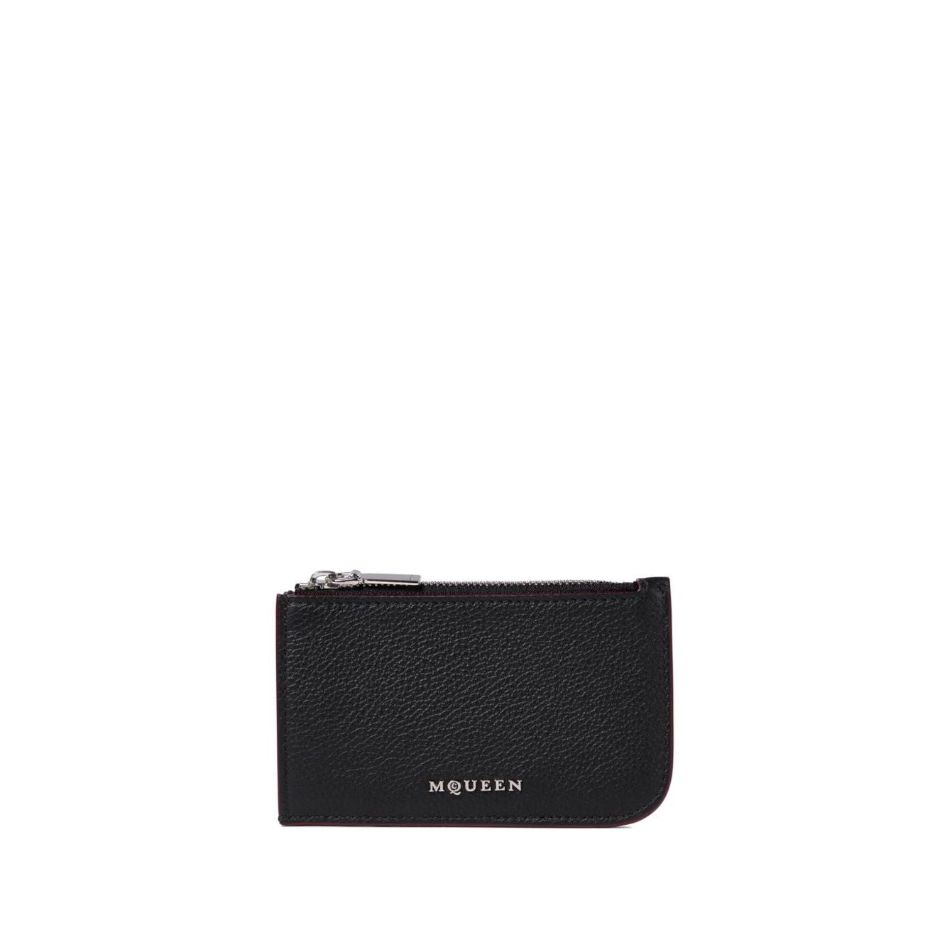 Alexander McQueen leather card case