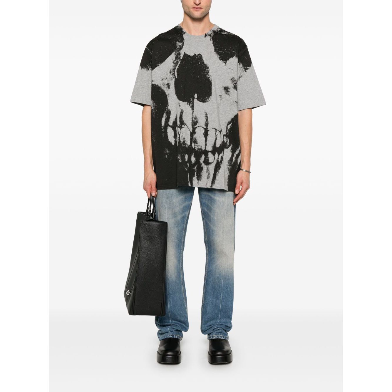 Alexander McQueen T-shirts and Polos Grey
