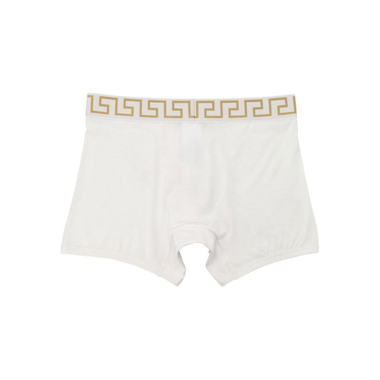 Versace Greca border trunks in white AU101921A10011A81H-P25