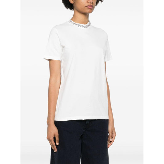 Golden Goose rhinestone-embellished Cotton T-shirt GWP01220P00067310363-P25