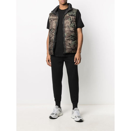 Emporio Armani Mercerised-jersey T-shirt with all-over jacquard eagle 8N1TL71JHWZ0999-P25