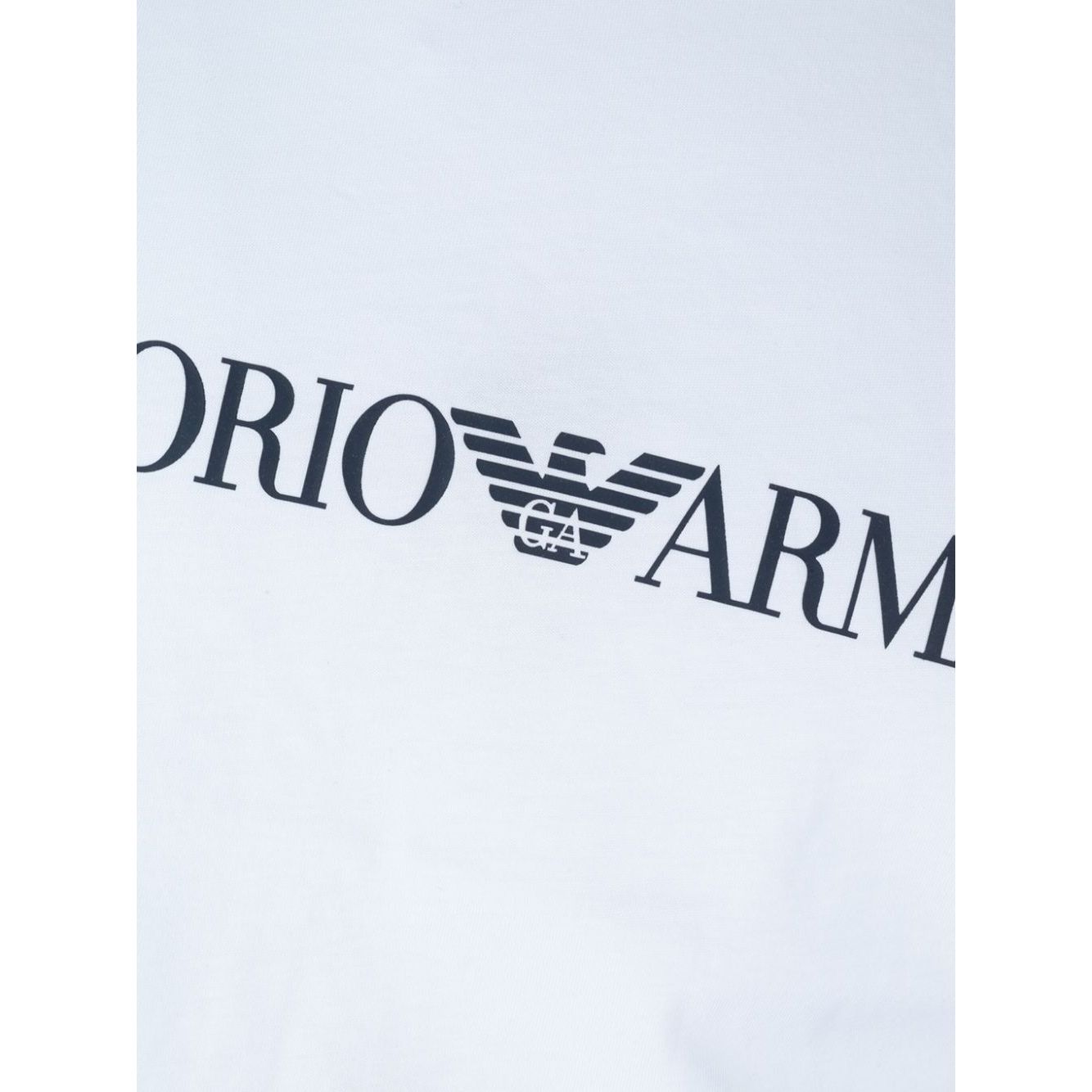 Emporio Armani logo print cotton T-shirt
