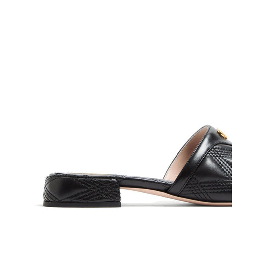 Valentino Garavani Quiltie 67 Slide Sandal in 60mm Quilted Nappa Leather Sandals
