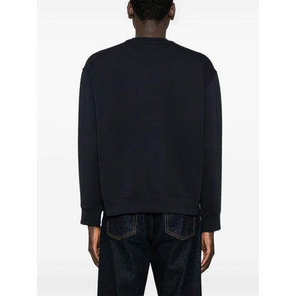 Emporio Armani ASV Double-jersey sweatshirt with logo embroidery Topwear