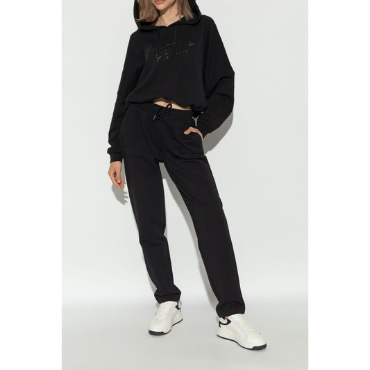 EMPORIO ARMANI EXCLUSIVE Emporio Armani Leather sneakers with suede details and eagle plaque Sneakers