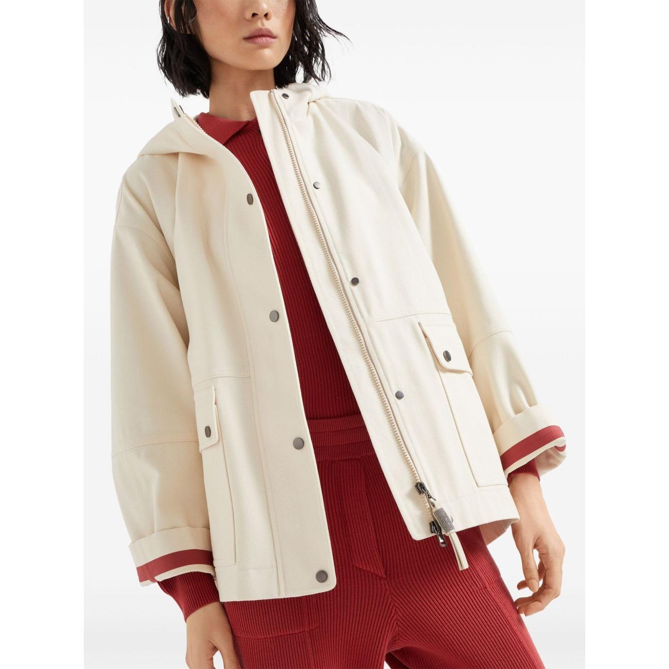 Brunello Cucinelli Coats White MGRON7895C057-P25