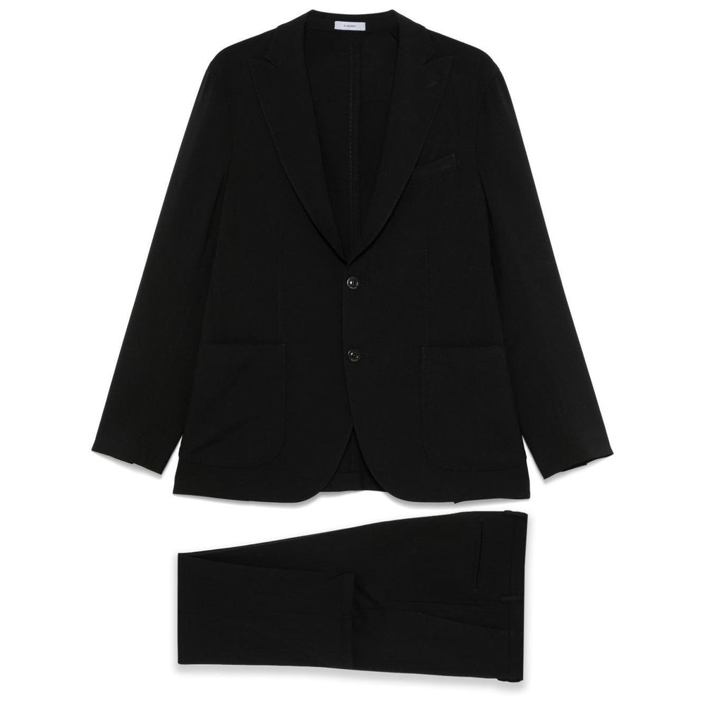 Boglioli Single Breasted Two Button Navy Blue Suit N63D2JSB3448784-P25