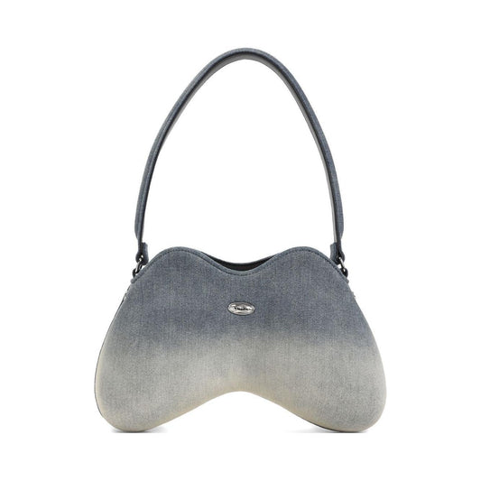 Diesel double-d denim shoulder bag X10327P5499H9749-P25