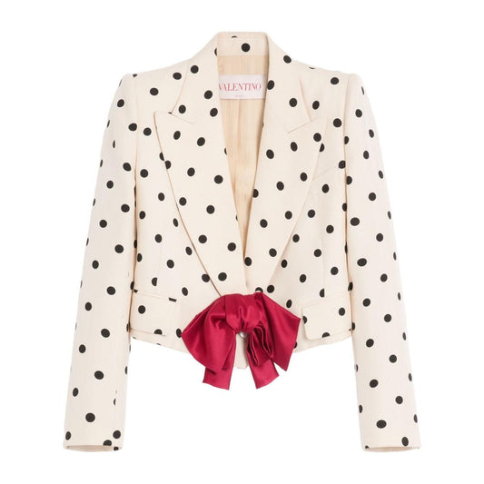 Valentino shantung blazer BCE4669AFR8E-P25