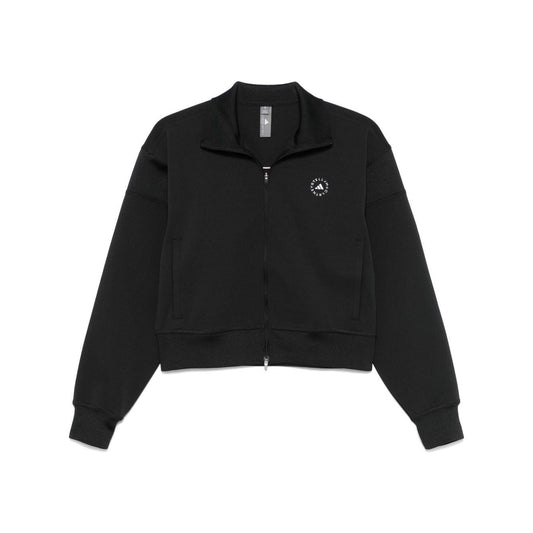 Adidas By Stella McCartney logo knitted track jacket JJ0084BLACK-P25